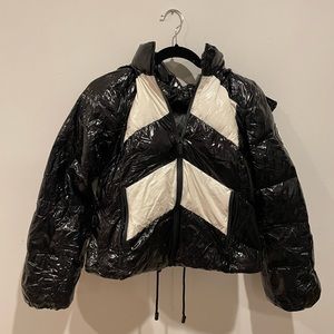 Michael Kors cropped puffer jacket
